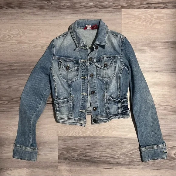 Guess Blue Denim Jacket - Picture 2 of 11